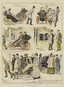 O romance de uma cadeira de banho (cromolitho)